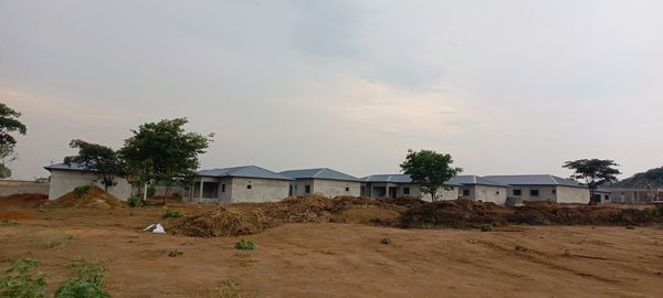Housing development viewed across the site